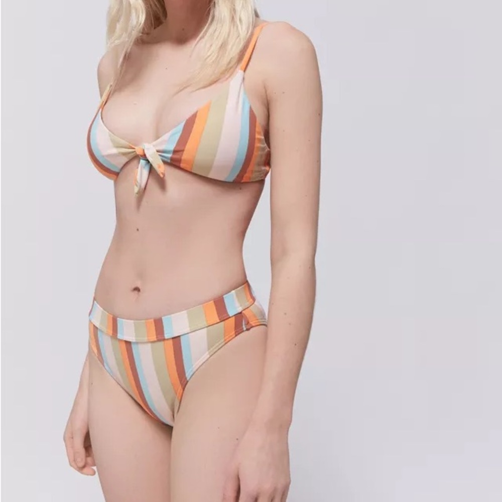 Billabong Multicolor Striped Bikini